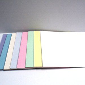 Wausau Exact Pastel Paper Assorted 8 Colors 135 Sheets (20 lb) 11 x 8 1/2 Vtg